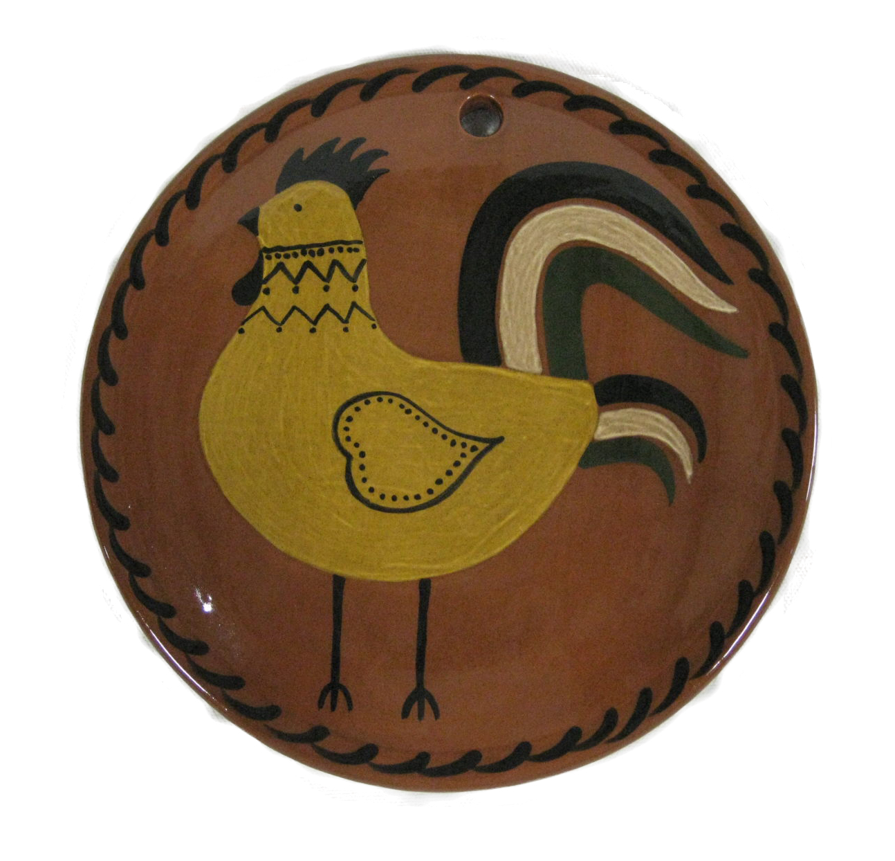 Rooster Round Tile
