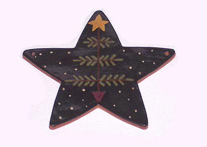 Star Ornament with Tree